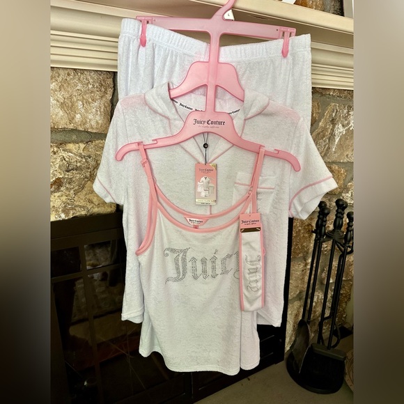 NWT Juicy Couture 4 piece pajama set - Picture 1 of 9